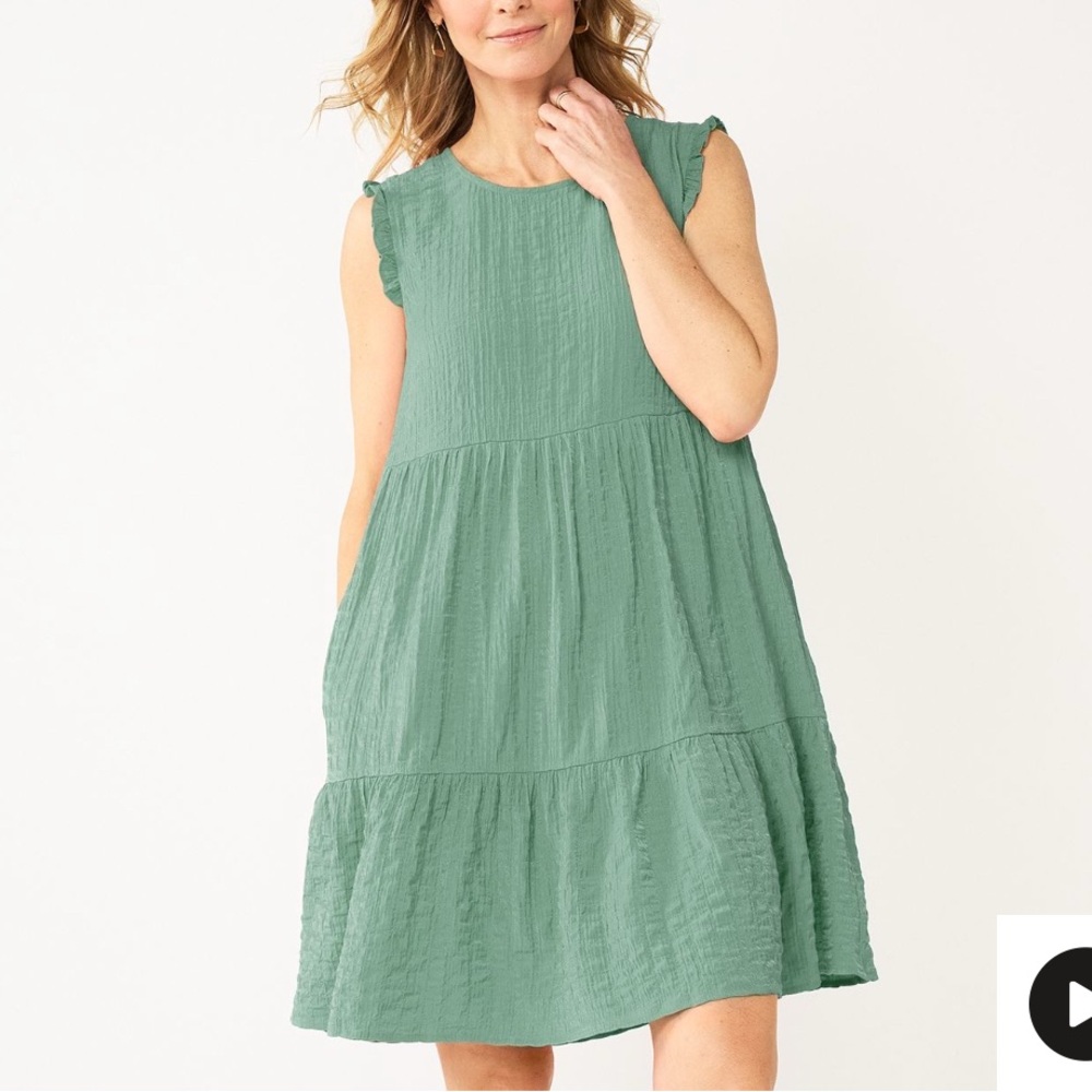 Sonoma gauze crinkle dress